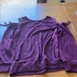 Maroon long sleeve sweater kids size 14